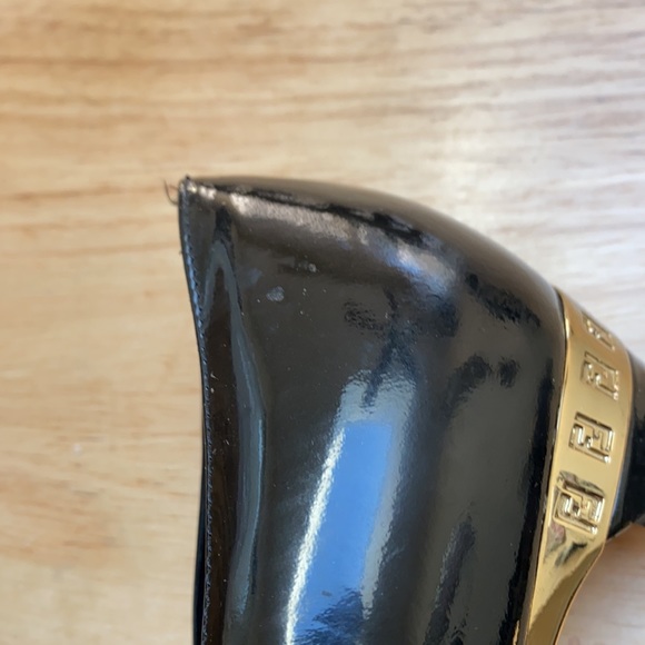 Authentic Fendi Patent Peep Toe Kitten Heels - Picture 7 of 7